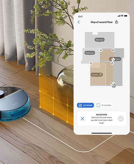 Aizliegtās zonas, lietotne HomeRun