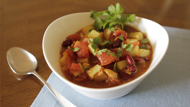 Spiced chicken stew with sweet potatoes | Philips Chef Recipes