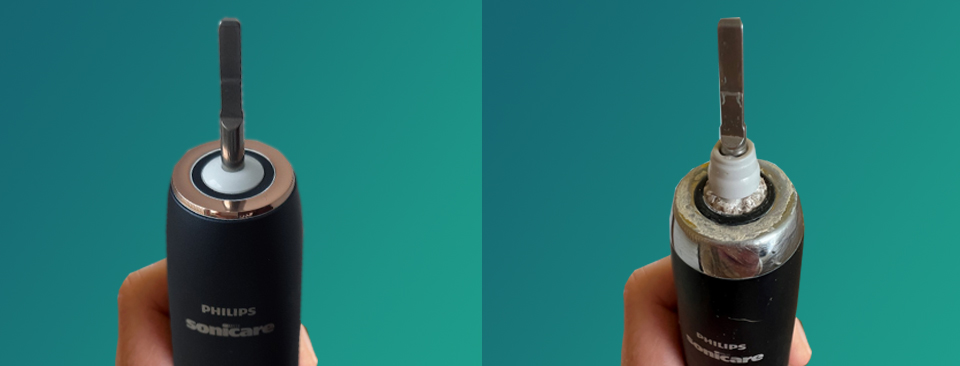 Kā izskatās tīra un netīra zobu birste