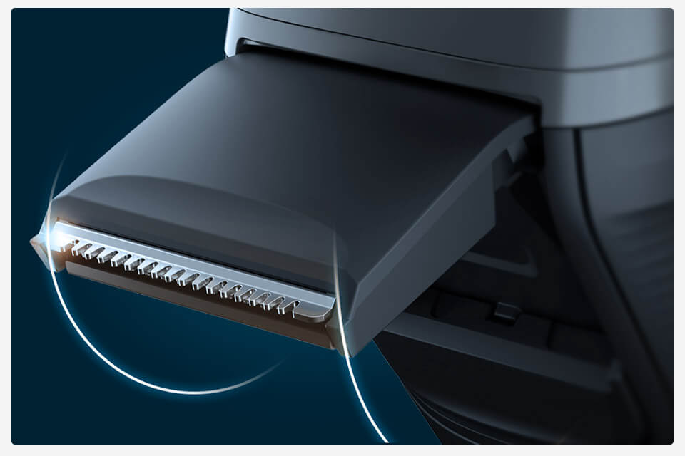 Bārdas ma&scaron;īna ar iebūvētu rugāju trimmeri