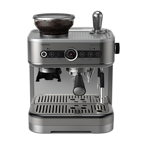 Philips Barista Brew ar vienu kafijas pupiņu tvertni, sudraba