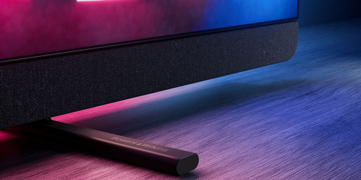 Bowers & Wilkins iebūvētā skaņas sistēma