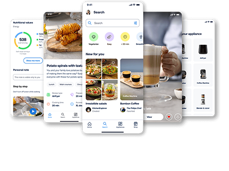 HomeID lietotnes ekrāni