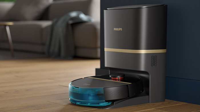 Philips 7000.&nbsp;sērijas Aqua putekļsūcējs robots ar mazgā&scaron;anas funkciju video