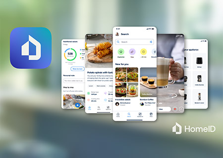 Philips lietotne HomeID, vieda lietotne receptēm