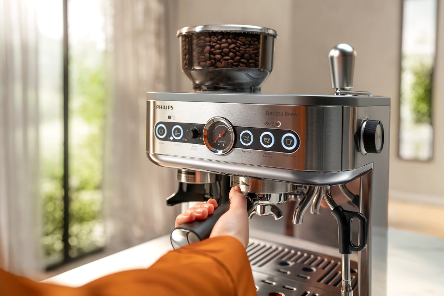 Pagatavojiet kafiju ar Philips Barista Brew