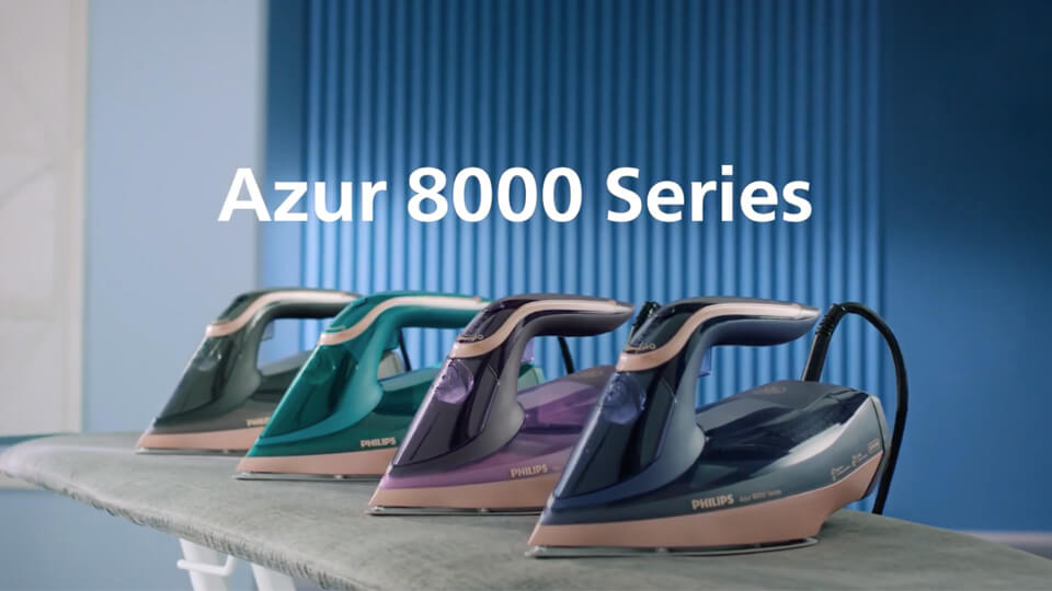 Iepazīsti jaunos Philips Azur 8000.&nbsp;sērijas gludekļus!