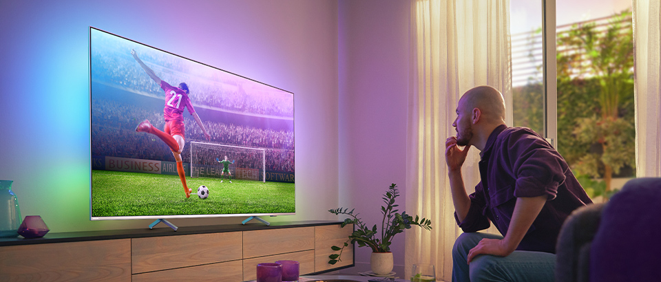 Philips Ambilight televizors | Labākais televizors futbolam, sportam