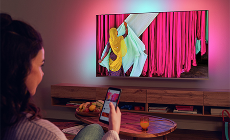No viedierīces uz Philips viedtelevizoru mobilā ierīce